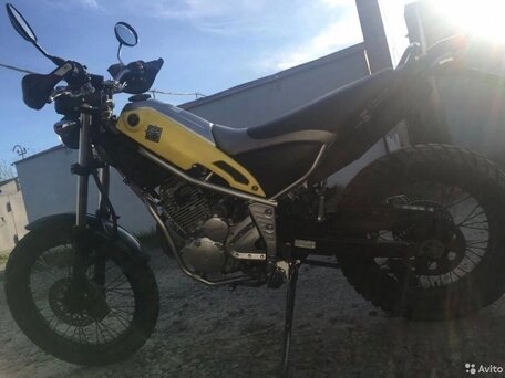 2004 Yamaha XG250 Tricker, жёлтый, 280000 рублей, вид 2