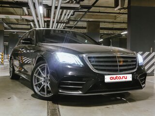 2019 Mercedes-Benz S-Класс 350 d Long VI (W222, C217) Рестайлинг, чёрный, 6499999 рублей, вид 3