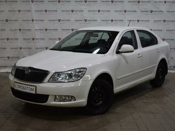 2012 Skoda Octavia II (A5) Рестайлинг, белый