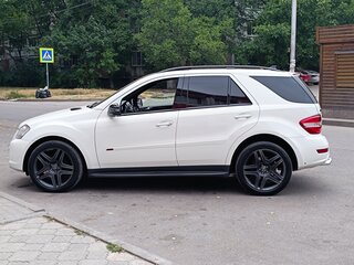 2009 Mercedes-Benz M-Класс 350 II (W164) Рестайлинг, белый, 1850000 рублей, вид 1