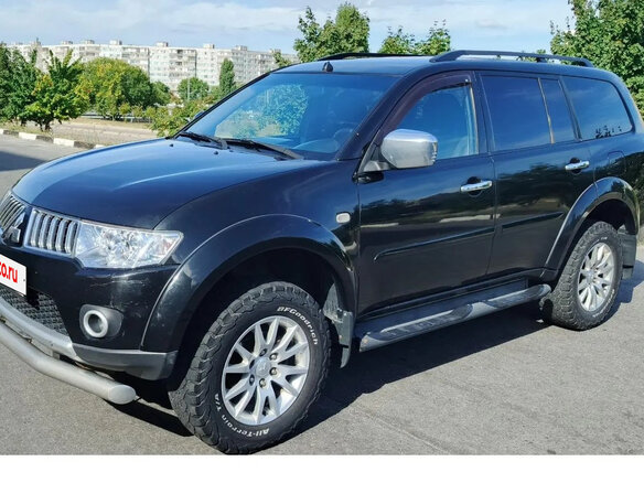 2012 Mitsubishi Pajero Sport II, чёрный - вид 2