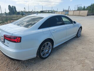 2015 Audi A6 IV (C7) Рестайлинг, белый, 1850000 рублей, вид 4