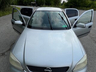 2003 Opel Astra G, серебристый, 250000 рублей, вид 2