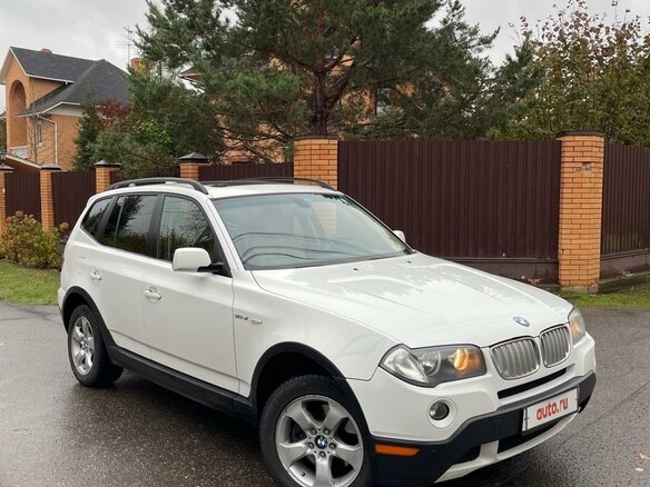 2008 BMW X3 30i I (E83) Рестайлинг, белый, 1399000 рублей
