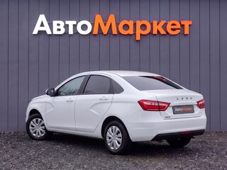 2016 Lada (ВАЗ) Vesta I, белый, 609000 рублей, вид 4