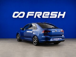 2021 Volkswagen Polo VI, синий, 1569444 рублей, вид 2