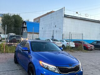 2014 Kia Optima III Рестайлинг, синий, 1000000 рублей, вид 4