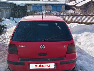 1998 Volkswagen Golf IV, красный, 150000 рублей, вид 3