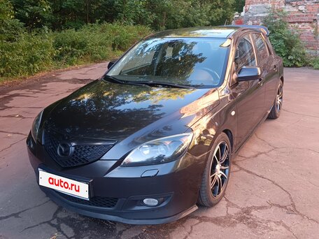 2007 Mazda 3 I (BK) Рестайлинг, чёрный, 520000 рублей, вид 1