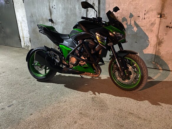 2012 Kawasaki Z 800, зелёный, 700000 рублей - вид 10