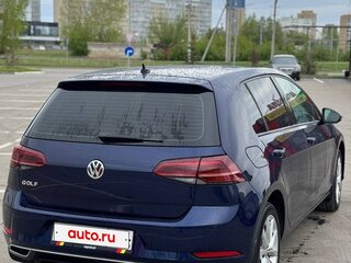 2018 Volkswagen Golf VII Рестайлинг, синий, 1650000 рублей, вид 4