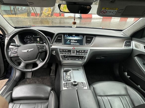 2019 Genesis G80 I, синий, 2300000 рублей - вид 11