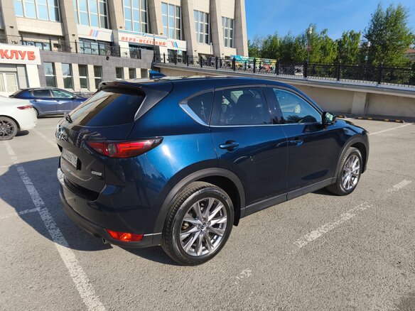2019 Mazda CX-5 II, синий, 3600000 рублей - вид 4