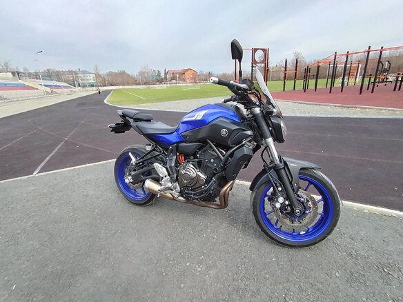 2017 Yamaha MT-07 (FZ-07), синий, 730000 рублей - вид 30
