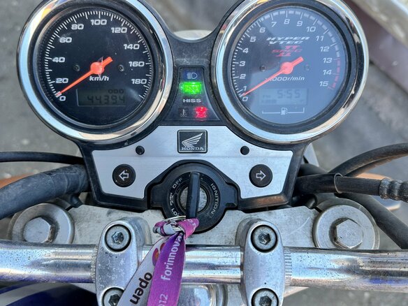 2002 Honda CB 400 Super Four, синий, 370000 рублей
