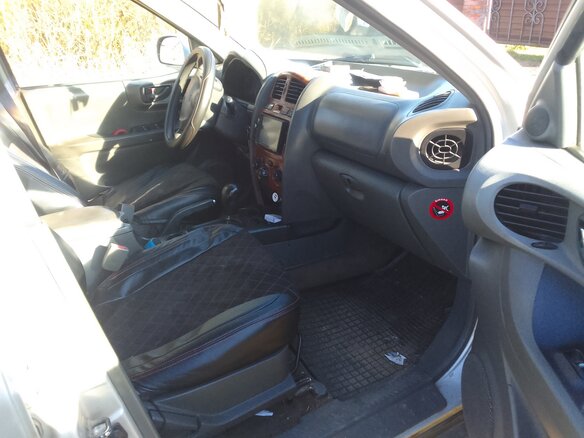 2003 Hyundai Santa Fe I, серебристый, 250000 рублей - вид 3