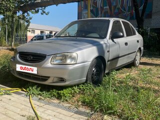 2003 Hyundai Accent II, серебристый, 220000 рублей, вид 1