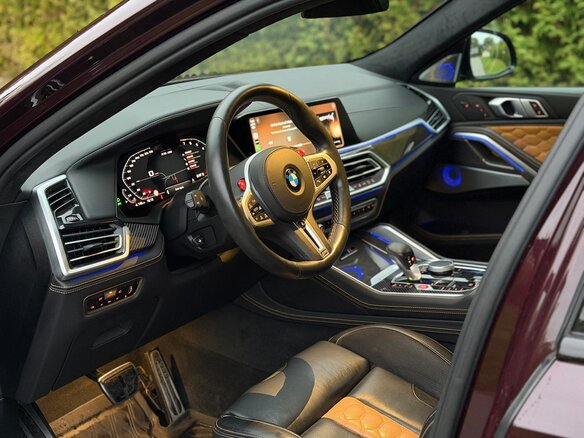 2020 BMW X6 M Competition III (F96), фиолетовый, 9600000 рублей - вид 10
