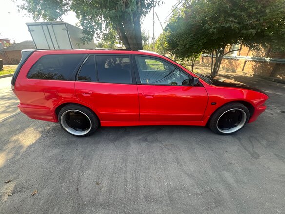 1998 Mitsubishi Legnum, красный, 550000 рублей - вид 4
