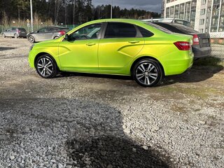 2016 Lada (ВАЗ) Vesta I, жёлтый, 670000 рублей, вид 2