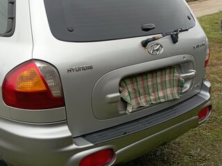 2003 Hyundai Santa Fe I, серый, 495000 рублей, вид 5