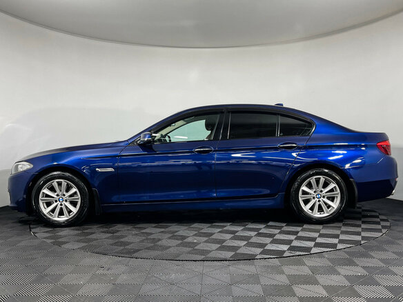 2015 BMW 5 серии 520i VI (F10/F11/F07) Рестайлинг, синий - вид 4