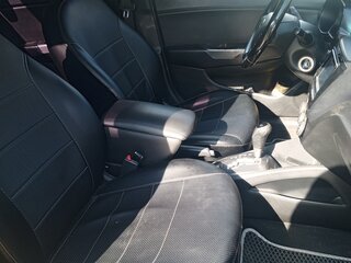 2015 Kia Rio III Рестайлинг, чёрный, 599900 рублей, вид 5
