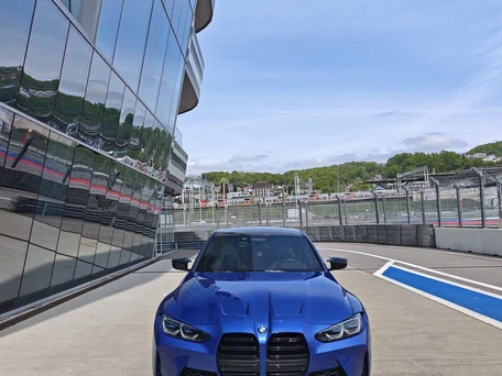 2021 BMW M3 Competition Package VI (G80), синий, 7750000 рублей, вид 1