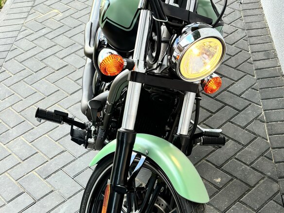 2022 Kawasaki VN900 Vulcan, зелёный, 750000 рублей - вид 1