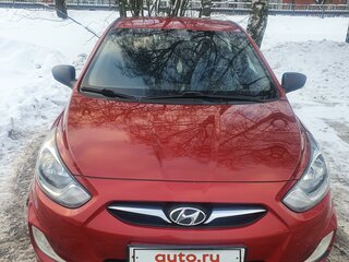 2012 Hyundai Solaris I, красный, 980000 рублей, вид 1