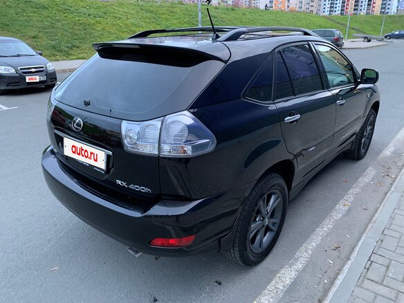 2008 Lexus RX 400h II Рестайлинг, чёрный, 1400000 рублей - вид 10