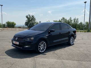 2016 Volkswagen Polo V Рестайлинг, чёрный, 1070000 рублей, вид 5