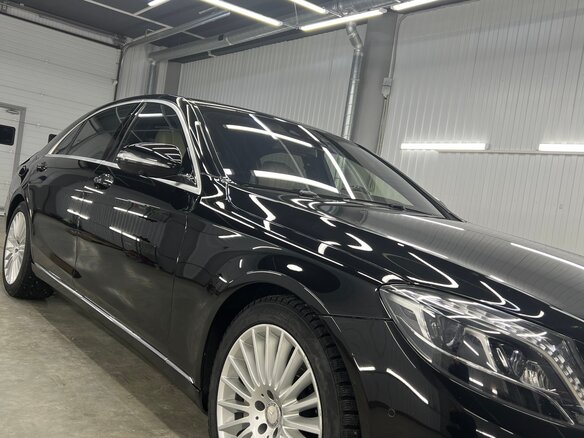 2014 Mercedes-Benz S-Класс 500 Long VI (W222, C217), чёрный, 3200000 рублей - вид 1