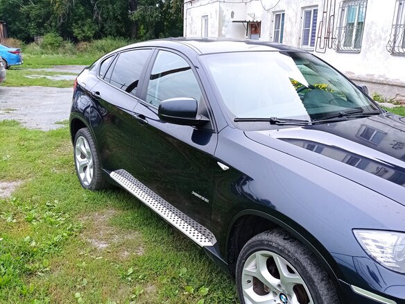 2008 BMW X6 35i 6-speed I (E71), синий, 1600000 рублей - вид 3