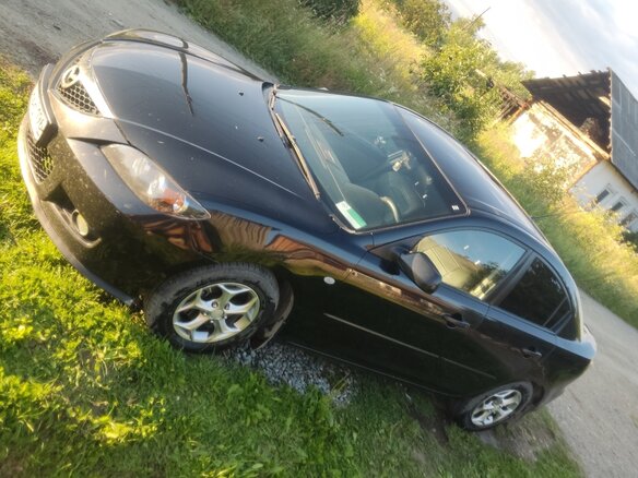 2008 Mazda 3 I (BK) Рестайлинг, чёрный, 700000 рублей