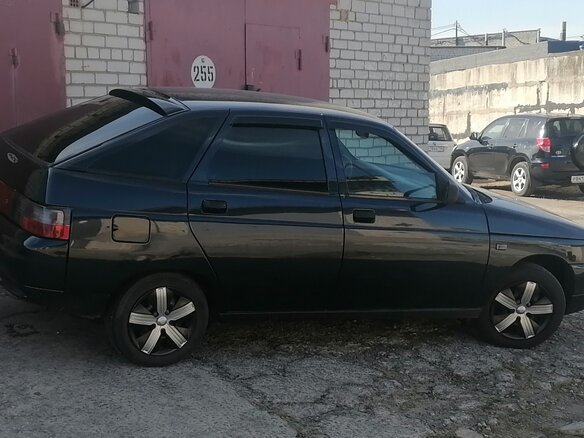 2007 Lada (ВАЗ) 2112, чёрный, 750000 рублей