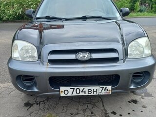 2005 Hyundai Santa Fe I, чёрный, 560000 рублей, вид 3