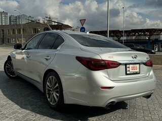 2018 Infiniti Q50 I Рестайлинг, серебристый, 1300000 рублей, вид 2