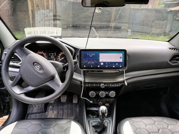 2024 Lada (ВАЗ) Vesta I Рестайлинг (NG), чёрный, 1450000 рублей - вид 5