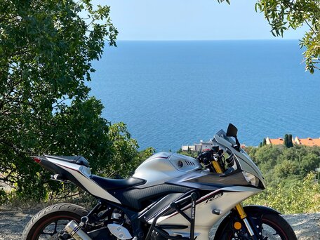 2019 Yamaha YZF-R3, серебристый, 600000 рублей, вид 1