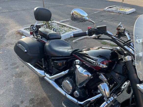 2013 Yamaha XVS1300, чёрный, 750000 рублей - вид 13