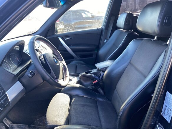 2008 BMW X3 30d I (E83) Рестайлинг, синий, 1200000 рублей - вид 5