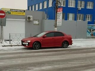 2008 Mitsubishi Lancer X, красный, 990099 рублей, вид 3