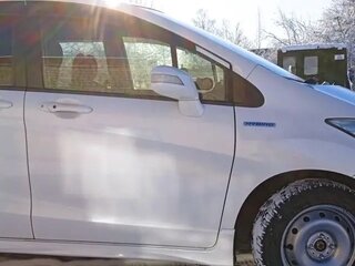 2013 Honda Freed I Рестайлинг, белый, 1280000 рублей, вид 2