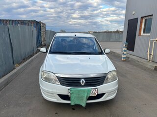 2013 Renault Logan I Рестайлинг, белый, 430000 рублей, вид 2