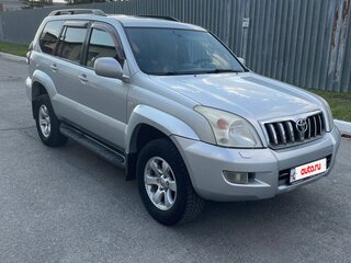 2005 Toyota Land Cruiser Prado 5-speed 120 Series, серебристый, 2250000 рублей, вид 3