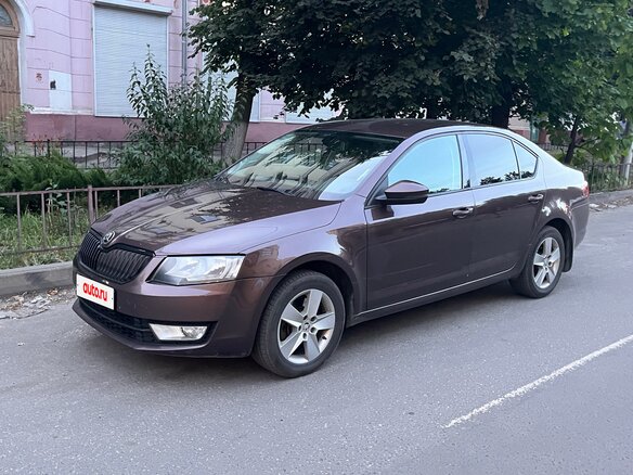 2015 Skoda Octavia III (A7), коричневый, 1210000 рублей