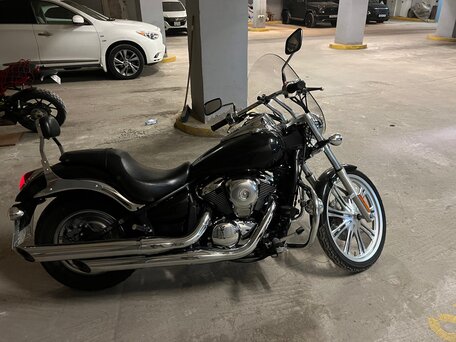 2007 Kawasaki VN900 Vulcan, чёрный, 500000 рублей, вид 2