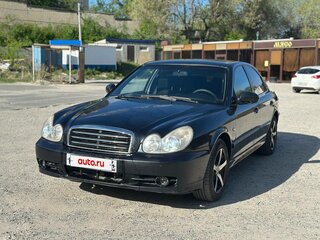 2009 Hyundai Sonata ТагАЗ IV (EF) Рестайлинг, чёрный, 550000 рублей, вид 3