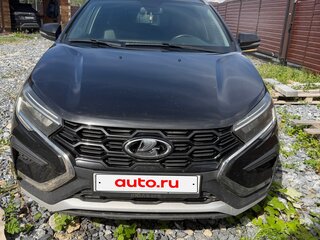 2023 Lada (ВАЗ) Vesta SW Cross I Рестайлинг (NG), чёрный, 1100000 рублей, вид 2